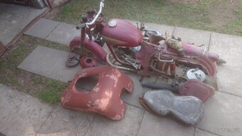 Jawa 350 kývačka - 2