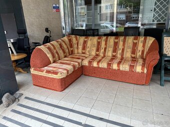 Rozkládací rohová sedačka s úl. prostorem - 2