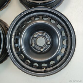 Plechové disky na Opel 5x105 ET37 6Jx15" 56,6 - sada 4ks - 2