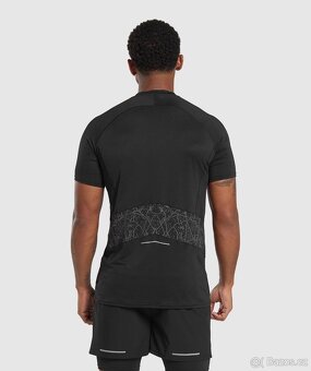 panske tricko GYMSHARK velkost M cierne - 2