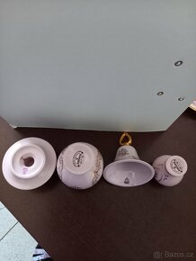 růžové miniatury porcelánky Chodov - 2