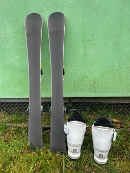 Dětské sjezdové lyže LUSTI  80 + lyžáky Salomon - 2