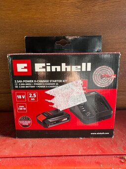 Vřetenová sekačka Einhell + baterie a nabíječka - 2