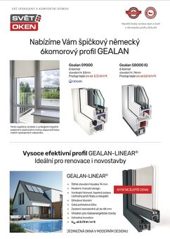 Plastová okna trojskla top cena - 2