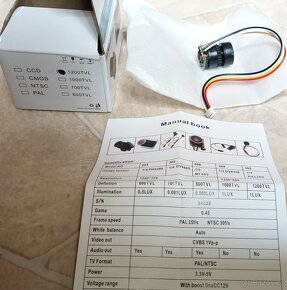 Míní kamera 1200TVL - 2