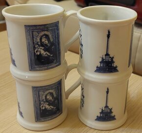 Sada porcelánových hrníčků s náboženským motivem - 2