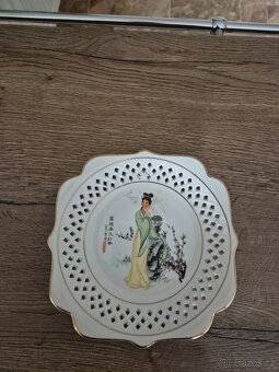 Porcelánové talíře - malované - 2