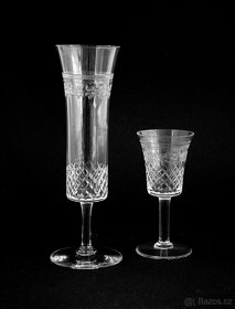 Nápojový servis, broušené sklo, Karolinka 1911 - 2