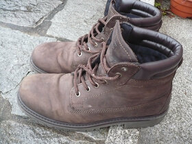 Kvalitní kožené hnědé turistické boty Wrangler téměř nové v - 2