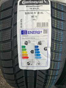Nové zimní pneu Continental TS 870 WinterContact 225/40R18 - 2