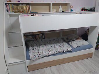 Patrová postel pro děti s šuplíkem Bibliobed - 2
