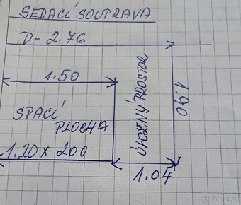 Sedací souprava šedé barvy - 2