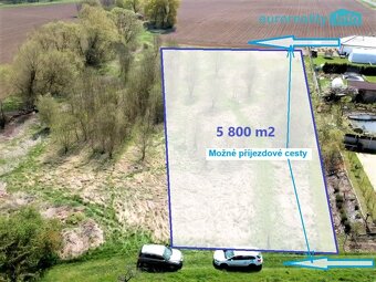 Prodej, stavební pozemek, 5800 m², Planá u M. Lázní - 2