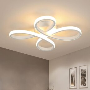 Moderní stropní LED svítidlo - bílé - 2