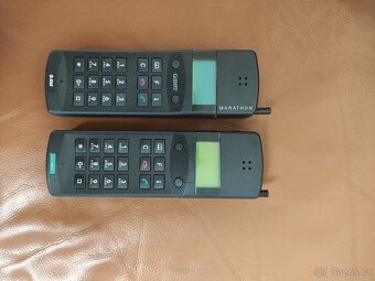 retro 2x starý mobil Siemens S1 - 2