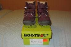 Dětská kotníčková zimní obuv T516V - bordo - BOOTS4U - 2