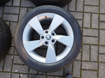 ALU 7x17 ET45 zimni pneu Nokian 225/50 R17 - 2