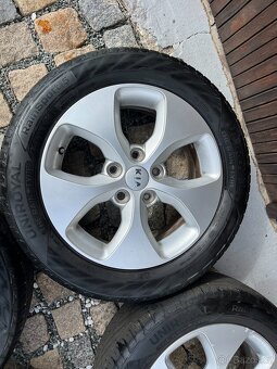 4x litá kola 5x114 R16, letní pneu - 2