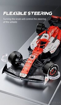 Stavebnice F1- Velká červená, kompatibilní s LEGO - 2