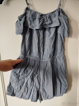 Džínovy kraťasový overal vel 146 - 2