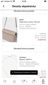 Kožená kabelka DKNY - nová - 2