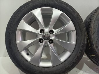 Letní alu kola OPEL 4x100 R16 ET40 pneu 195/55/16/ - 2