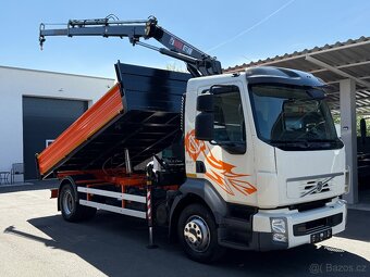 VOLVO FL280 SKLÁPĚČ TŘÍSTRANNÝ HYDRAULICKÁ RUKA HIAB - 2