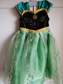 Dětské dívčí šaty kostým Frozen Anna vel 98 - 2