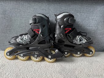 Kolečkové inline rostoucí brusle Bladerunner, vel. 32/35 - 2