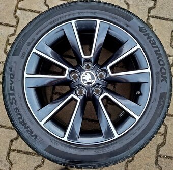 Disky originál Škoda Yeti, Octavia Scout 5x112 R17 Materhorn - 2