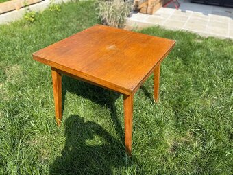 Rozkládací stůl masiv 80x80/ 80x160 - 2