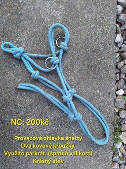 Provazová ohlávka, beránek, podložka - 2