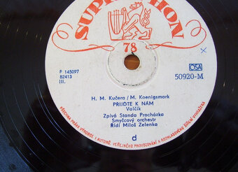 EP deska Standa Procházka 1956-Přijďte k nám,Margit/44/ - 2