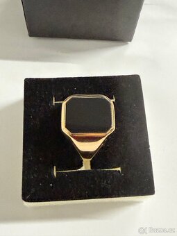 Pánský prsten s Onyxem top stav - 2