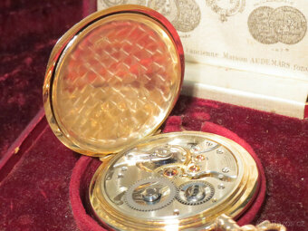 KOMPLETNÍ SADA KAPESNÍCH HODINEK LOUIS AUDEMARS FRERES 105G, - 2