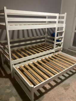 Dětská třílůžková postel s úložným prostorem - 2