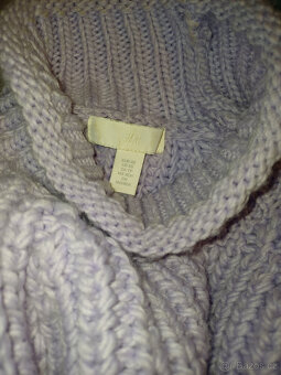 Lila svetr/rolák H&M - 2