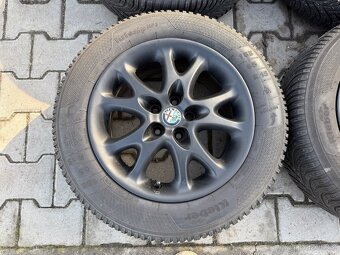 4x al kola 5x98 15 + pneu zimní 185/65 R15 - 2