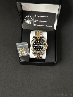 Seiko mod GMT Bicolor Gold - 2