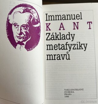 Knihy Immanuela Kanta/Bardona/Hedsela/Mackerle - 2
