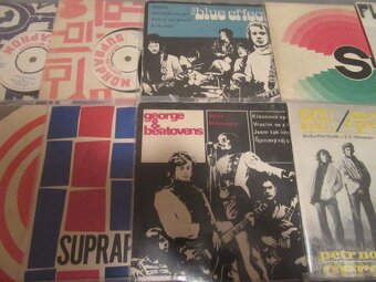 17 kusů SP a EP - čs. rock - 2