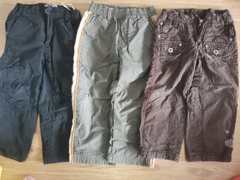 Kalhoty kraťasy tepláky 98 - 104 velikost 2-3 roky - 2