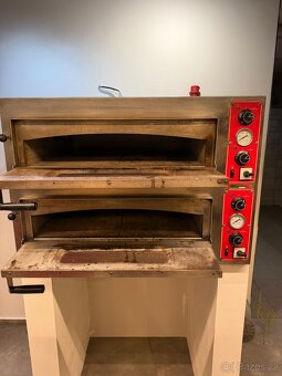Elektrická dvoukomorová pizza pec - 2