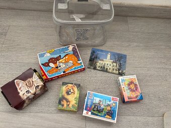 Dětské puzzle, 6 ks, v taštičce - 2