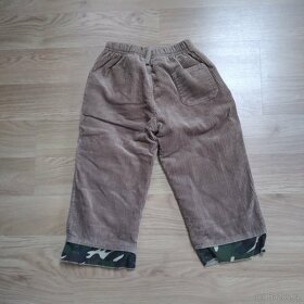 Dětské manžestrové kalhoty vel.104 - 2