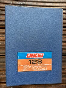 FIAT 128 originální katalog náhradních dílů fabrický - 2