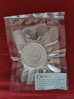 Set 3x 1 oz mince Český lev, Wiener Filh, Maple Leaf 2022 - 2