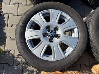 4x al kola 5x112 16 + pneu letní 205/55 R16 - 2