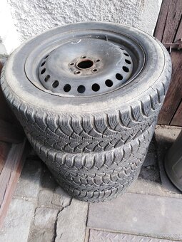 Plechové Disky 5x108 Pneumatiky Vraník 205/55/16 - 2