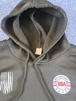 Nová černá mikina USA XXL - 2